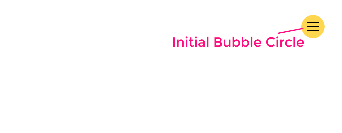 the initial bubble